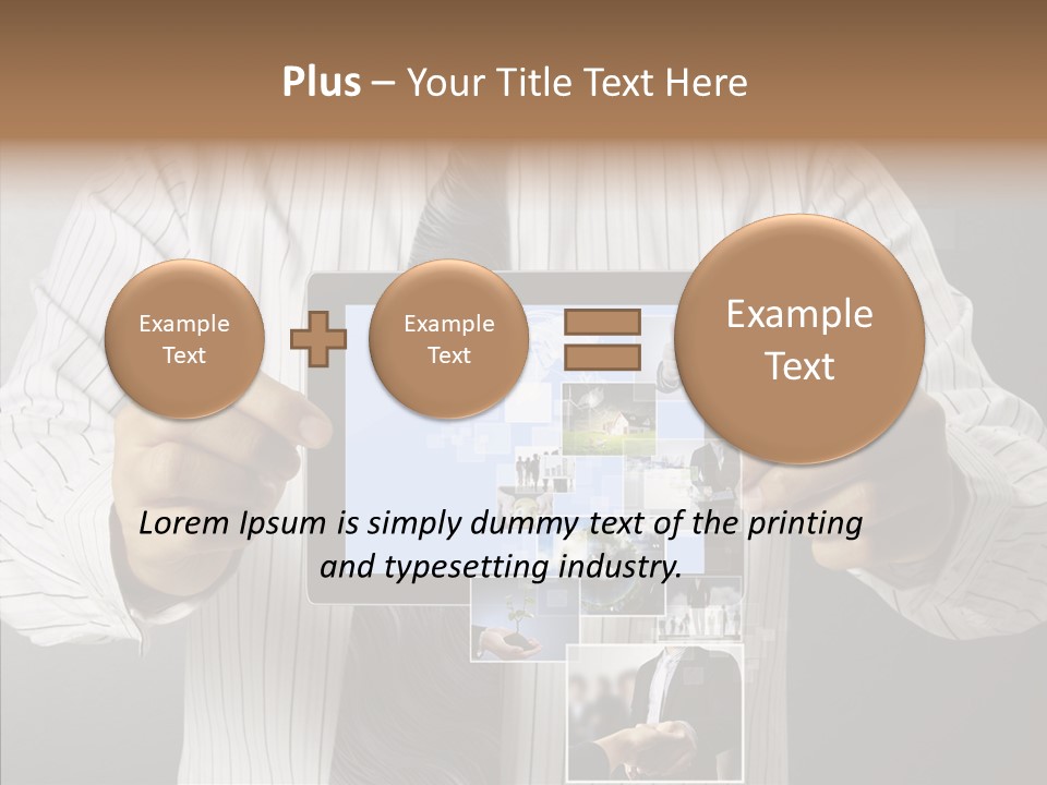 Photo Device Image PowerPoint Template