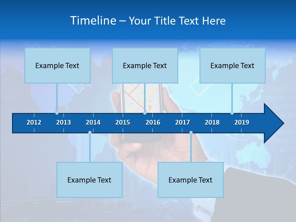 Position Satellite Device PowerPoint Template