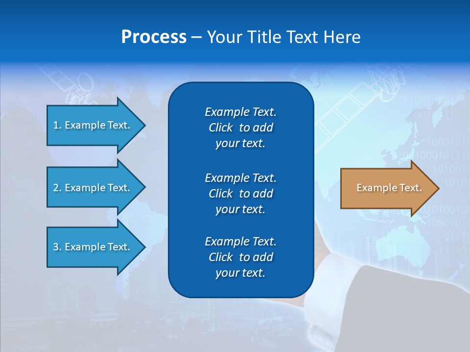Position Satellite Device PowerPoint Template