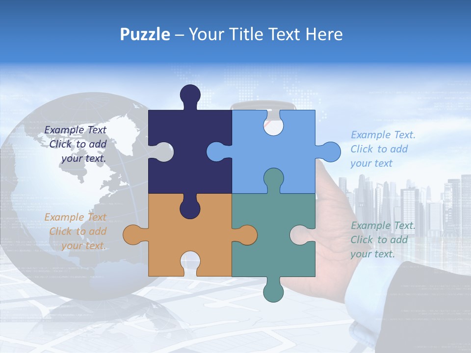 Satellite Global Positioning System Phone PowerPoint Template