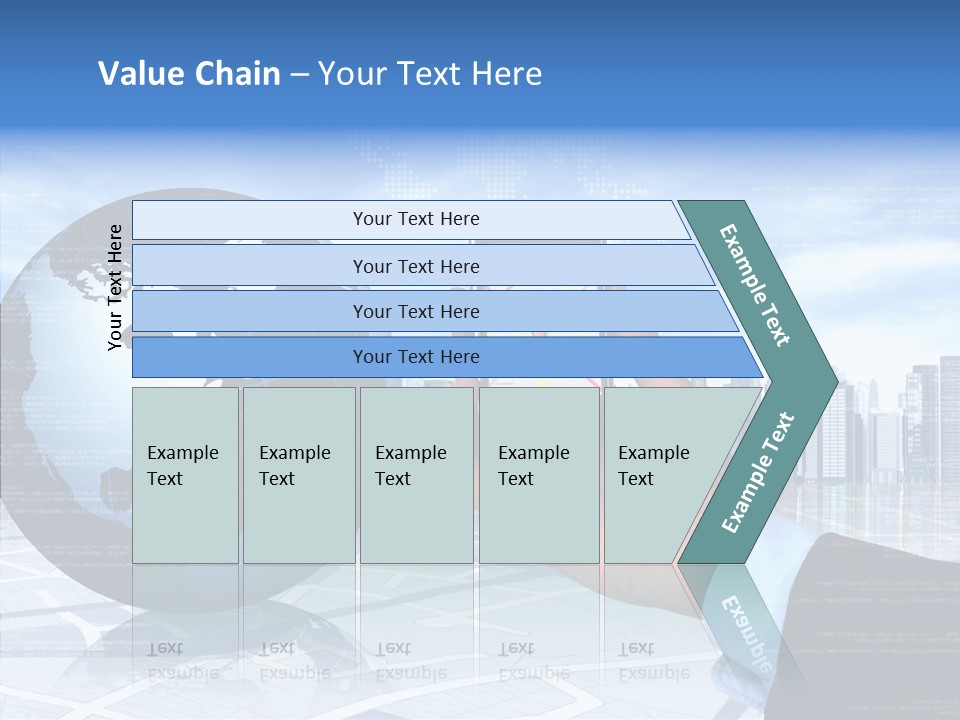 Satellite Global Positioning System Phone PowerPoint Template