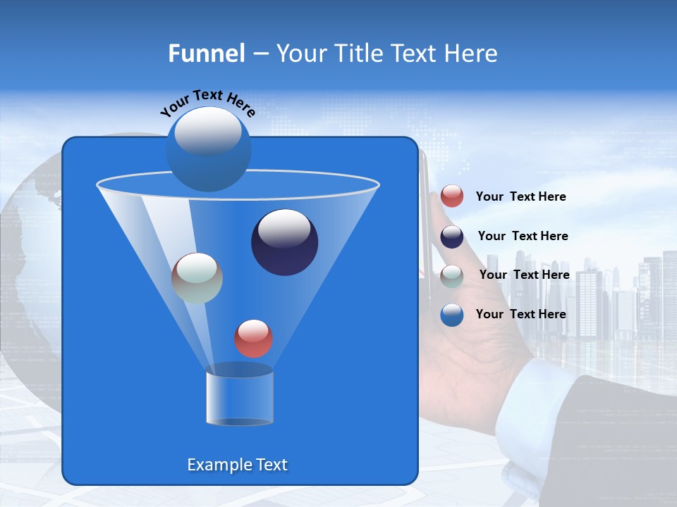 Satellite Global Positioning System Phone PowerPoint Template
