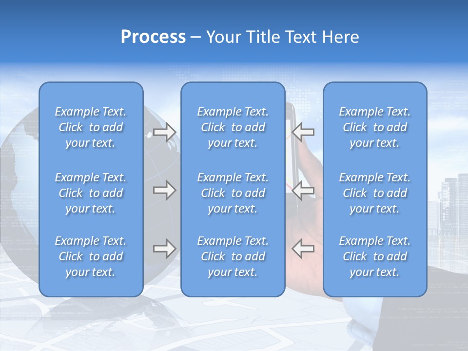 Satellite Global Positioning System Phone PowerPoint Template