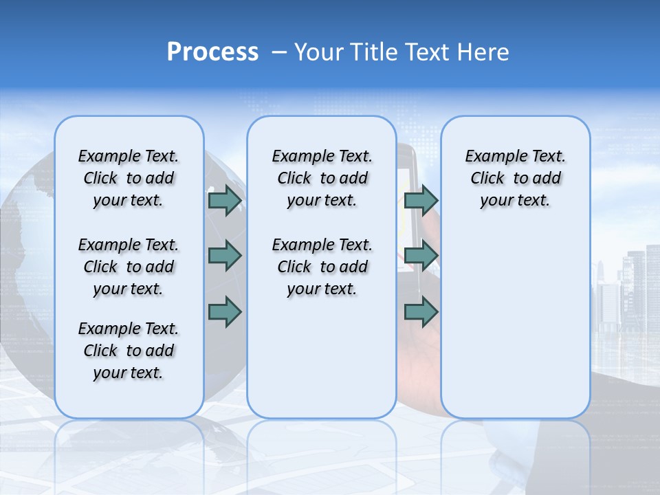 Satellite Global Positioning System Phone PowerPoint Template