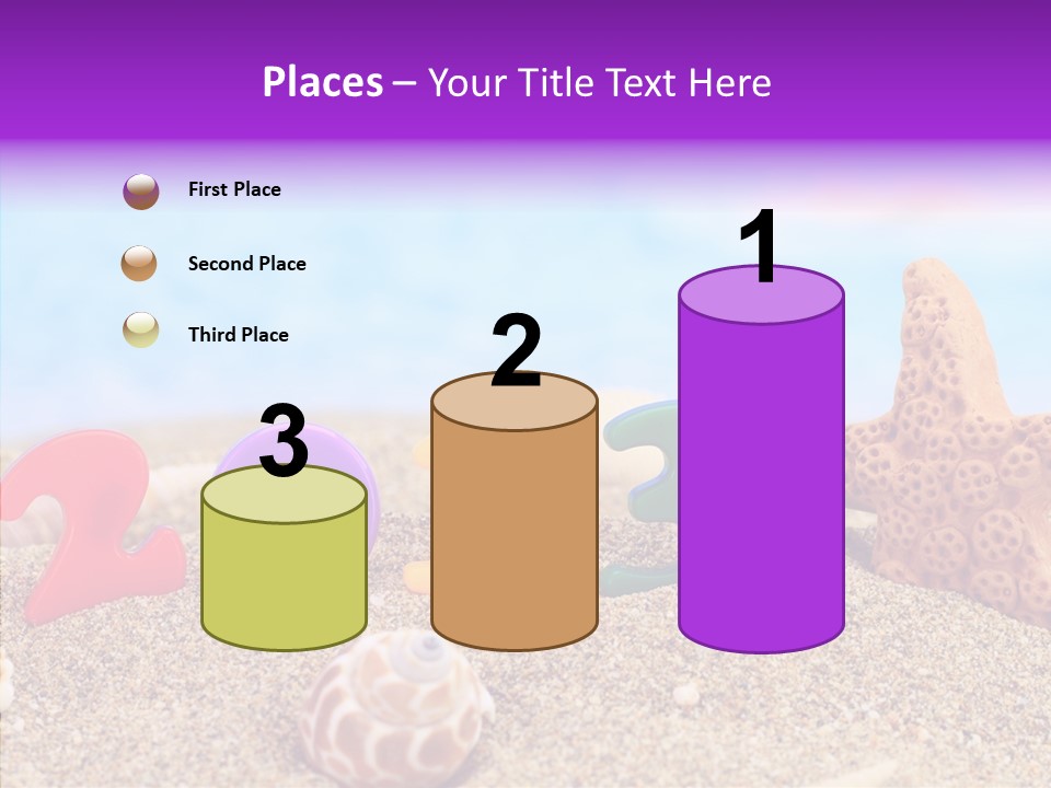 Sun Water Calendar PowerPoint Template