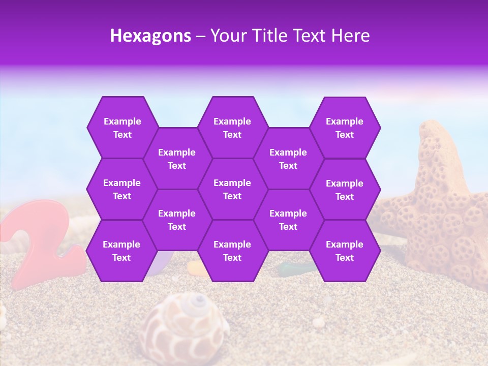 Sun Water Calendar PowerPoint Template