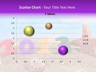 Sun Water Calendar PowerPoint Template