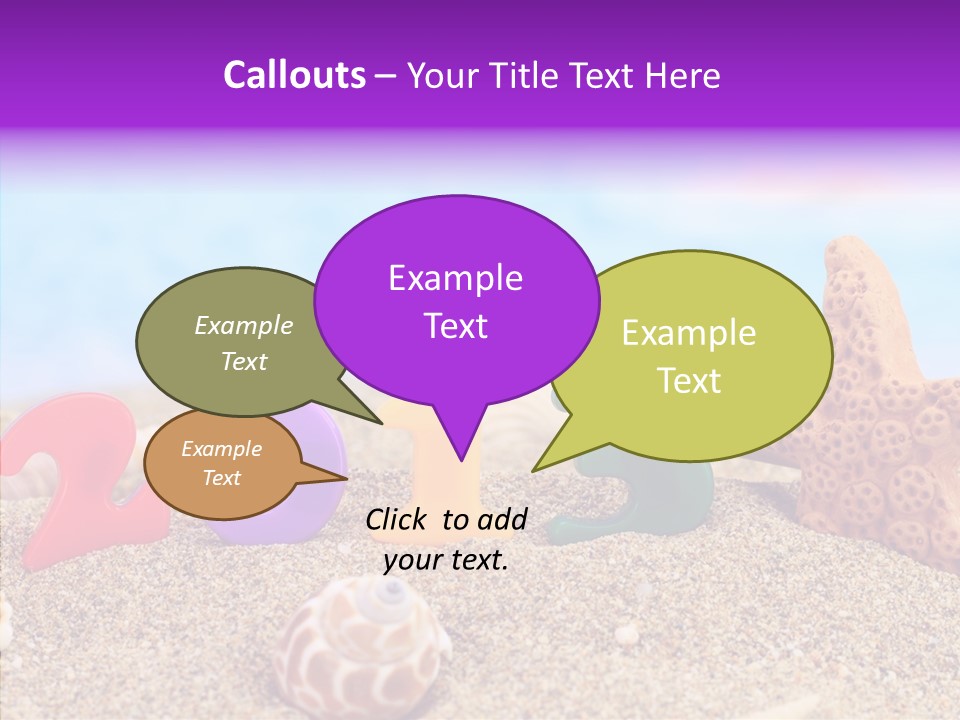 Sun Water Calendar PowerPoint Template