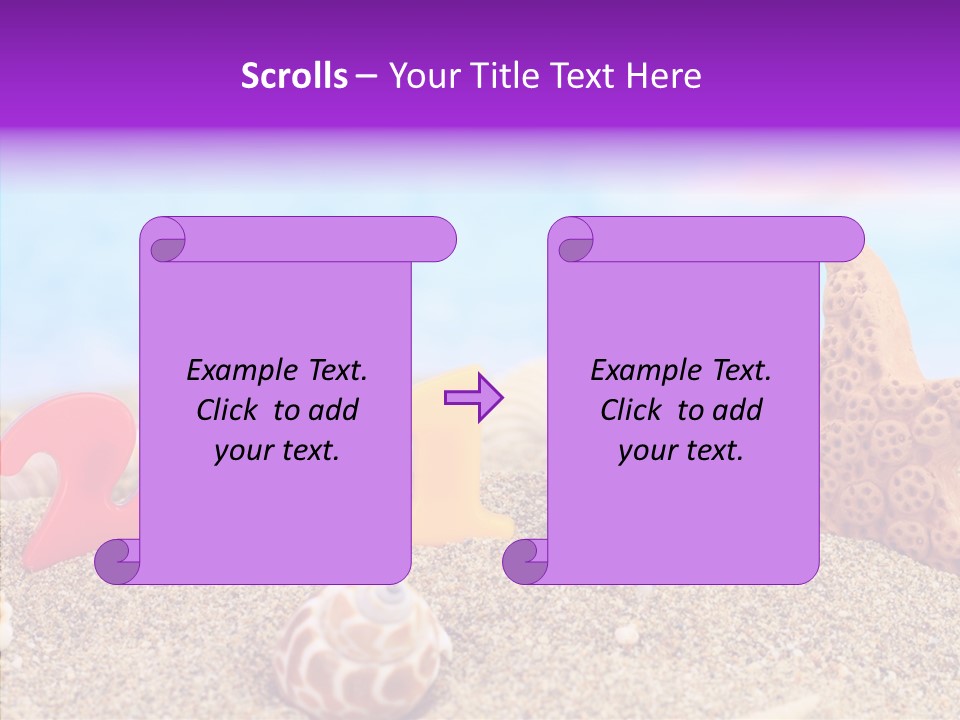 Sun Water Calendar PowerPoint Template