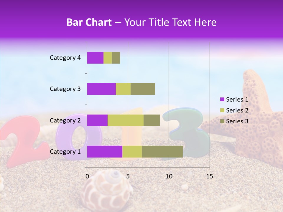 Sun Water Calendar PowerPoint Template