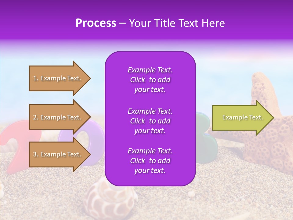 Sun Water Calendar PowerPoint Template