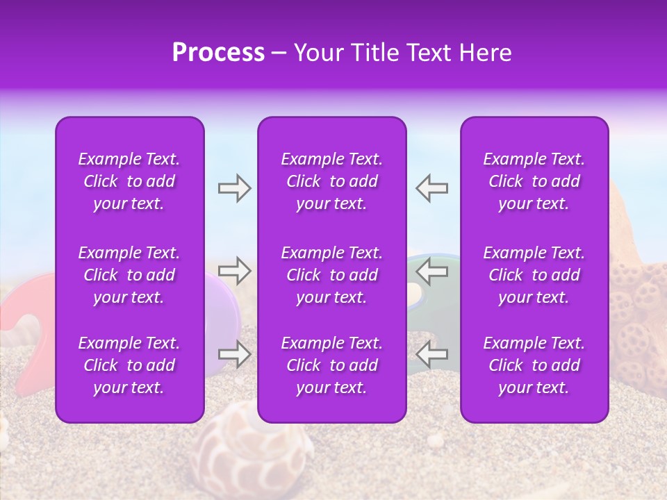 Sun Water Calendar PowerPoint Template