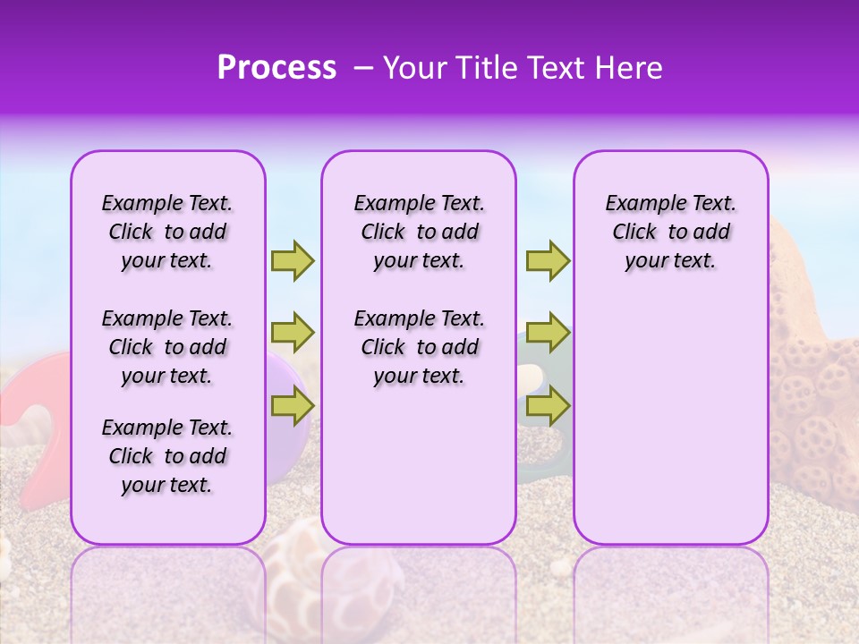 Sun Water Calendar PowerPoint Template