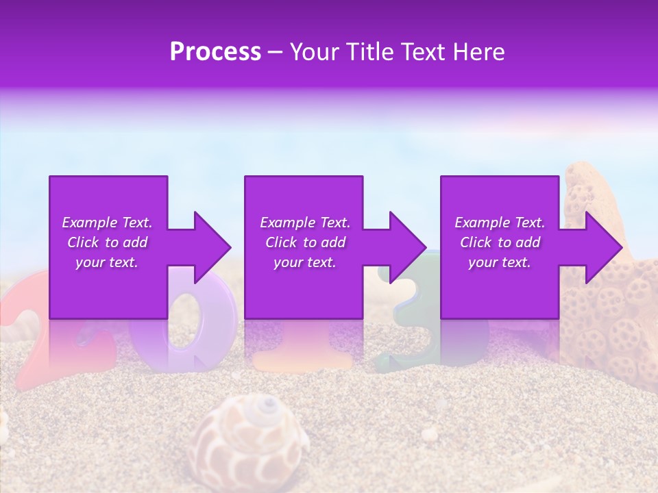 Sun Water Calendar PowerPoint Template
