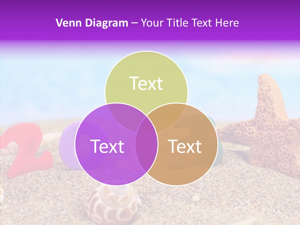 Sun Water Calendar PowerPoint Template