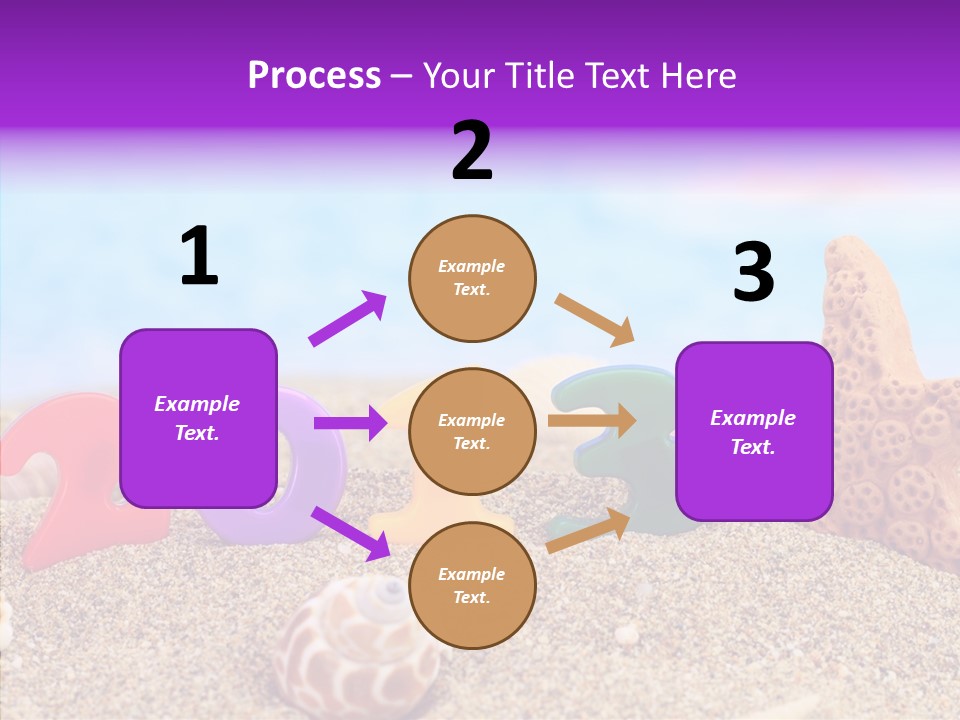 Sun Water Calendar PowerPoint Template