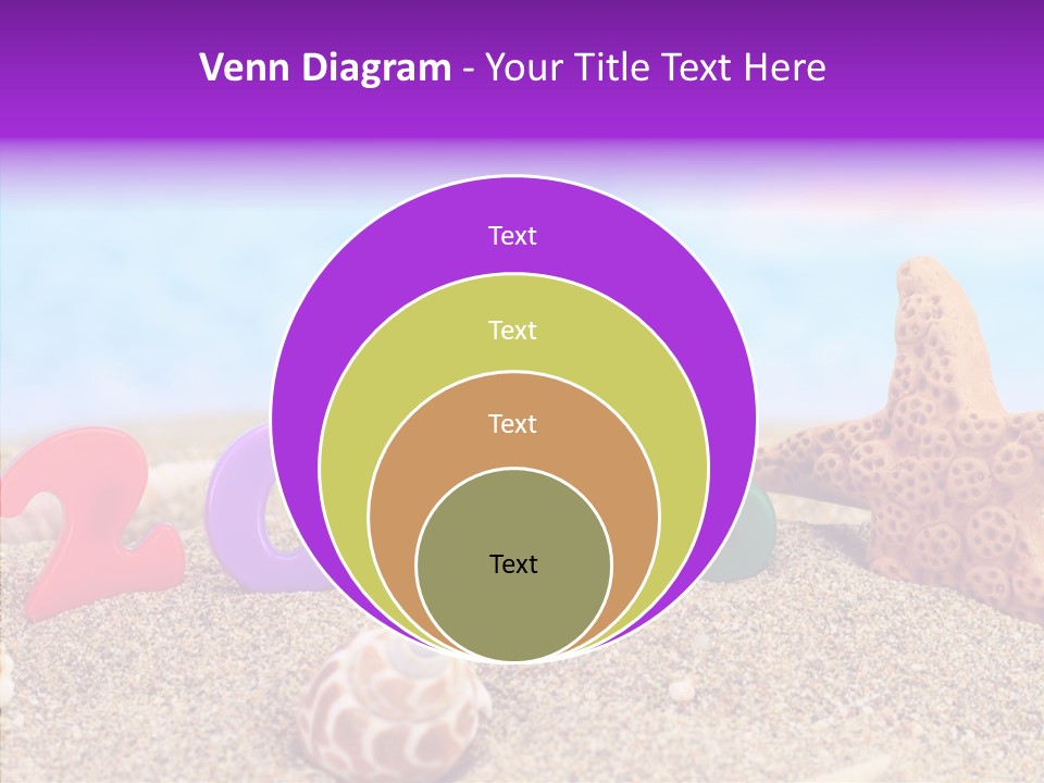 Sun Water Calendar PowerPoint Template