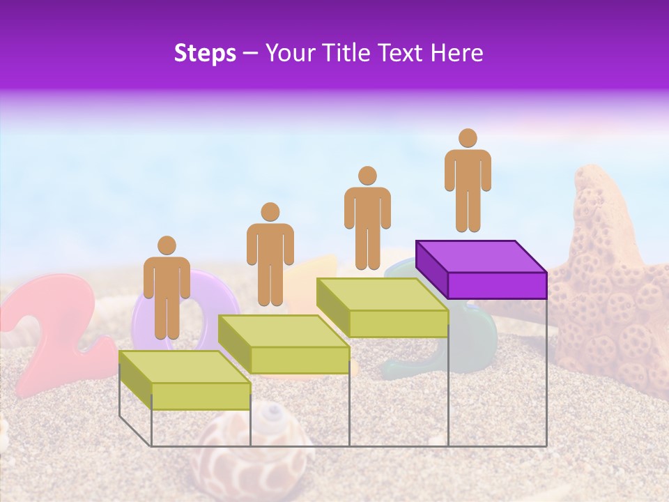 Sun Water Calendar PowerPoint Template