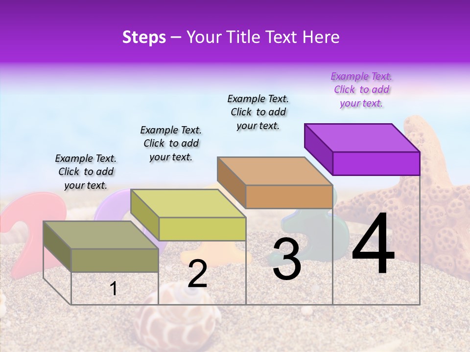 Sun Water Calendar PowerPoint Template