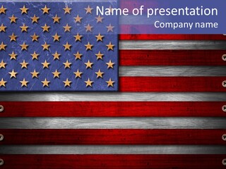 Patriot Hero Plate PowerPoint Template