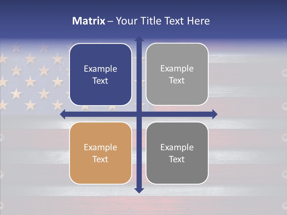 Patriot Hero Plate PowerPoint Template