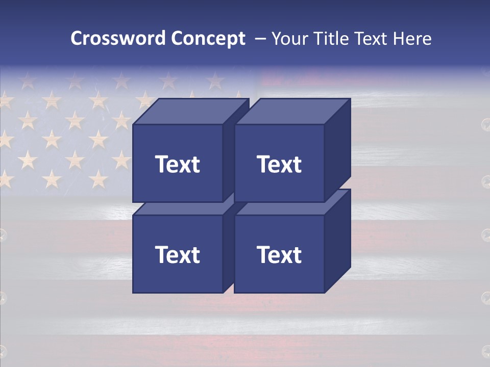 Patriot Hero Plate PowerPoint Template