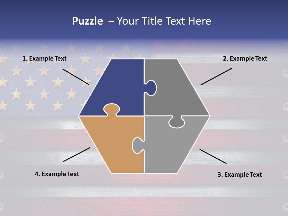 Patriot Hero Plate PowerPoint Template