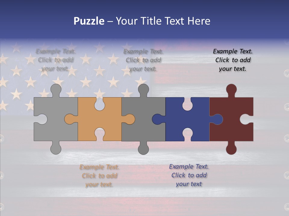 Patriot Hero Plate PowerPoint Template