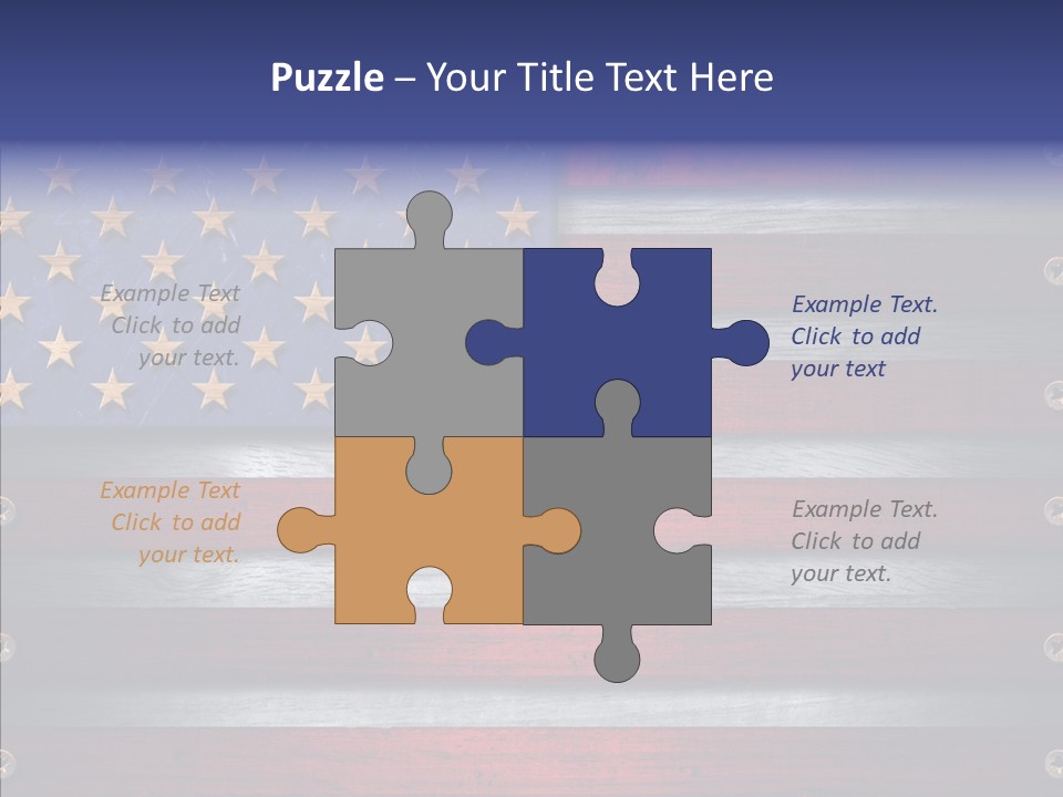 Patriot Hero Plate PowerPoint Template