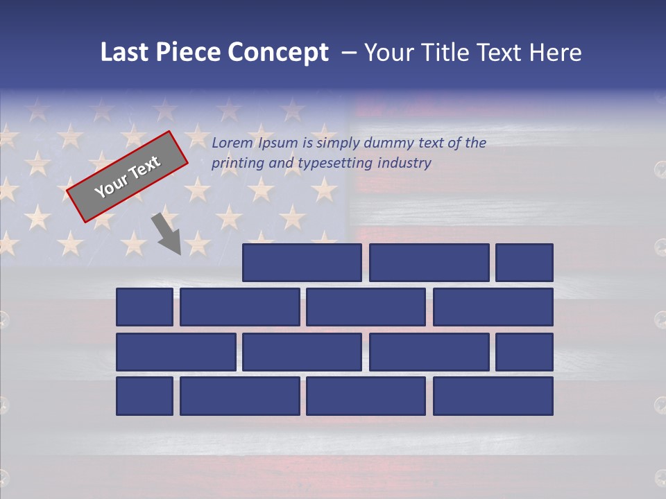 Patriot Hero Plate PowerPoint Template