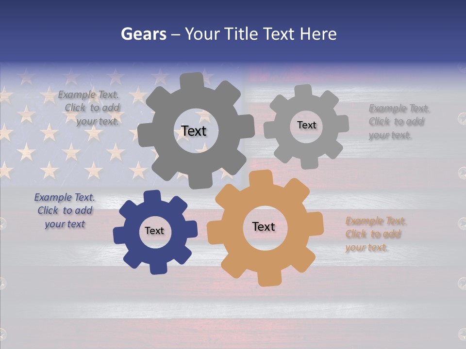 Patriot Hero Plate PowerPoint Template