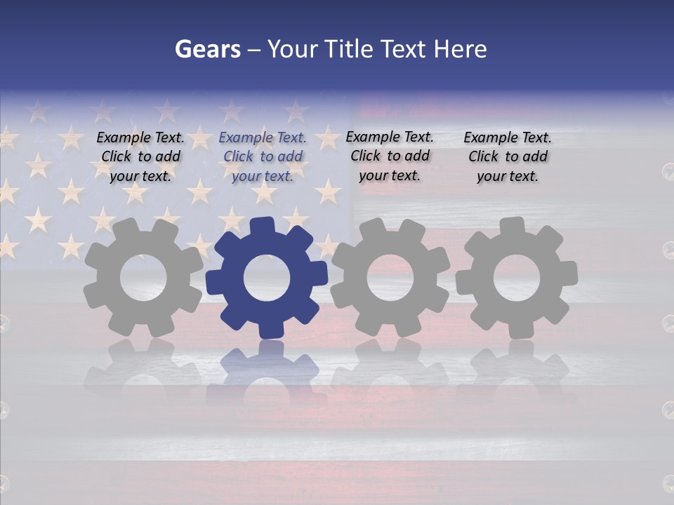 Patriot Hero Plate PowerPoint Template
