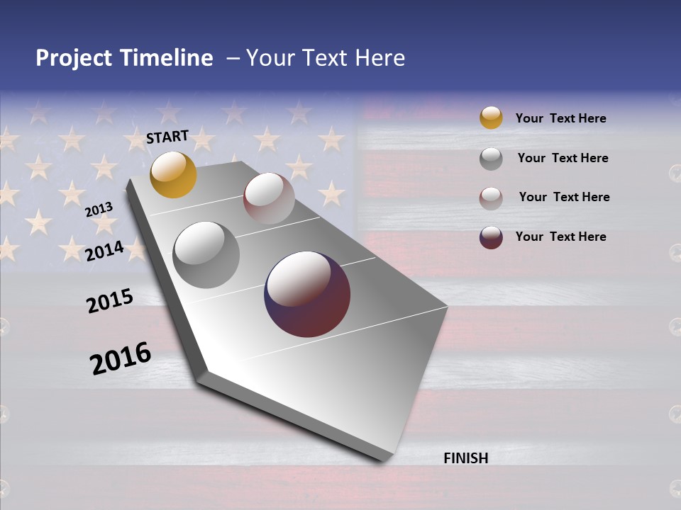 Patriot Hero Plate PowerPoint Template