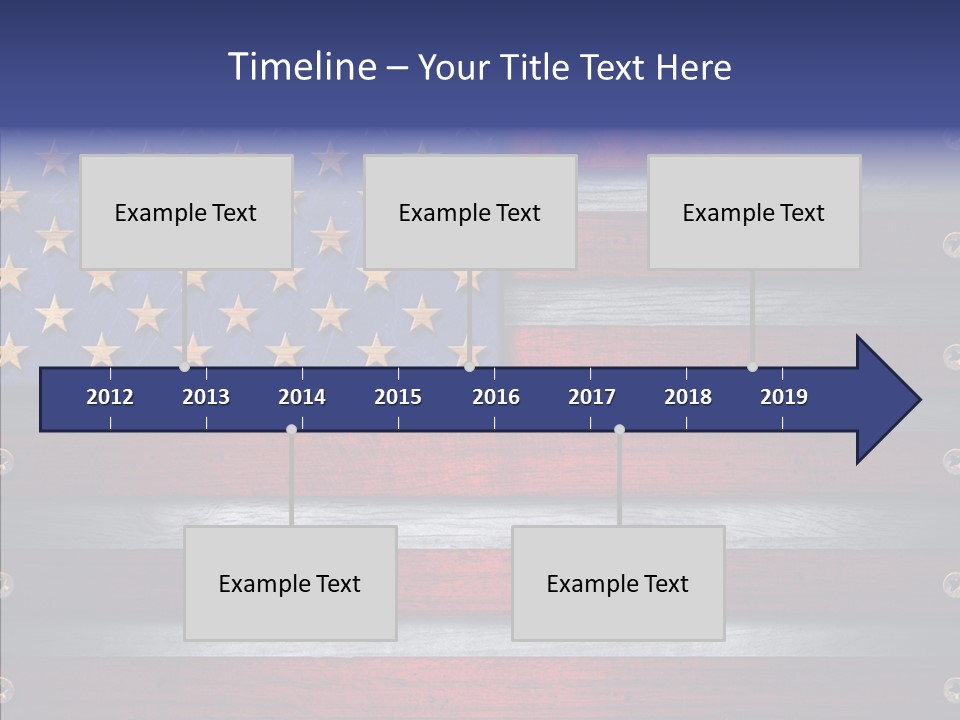 Patriot Hero Plate PowerPoint Template