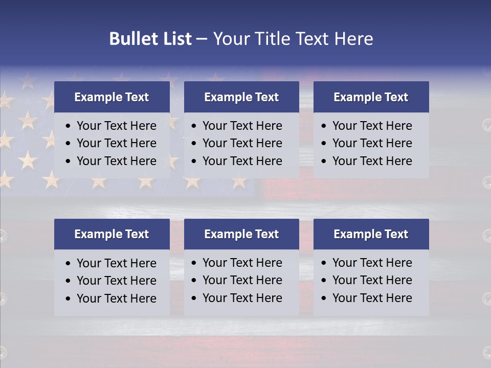 Patriot Hero Plate PowerPoint Template