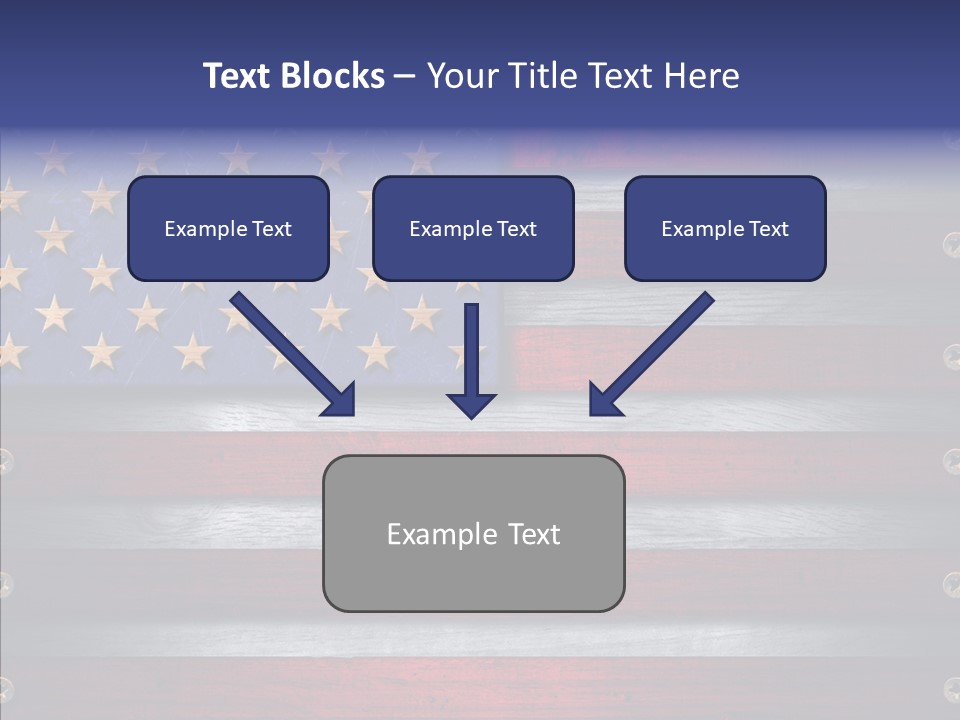 Patriot Hero Plate PowerPoint Template