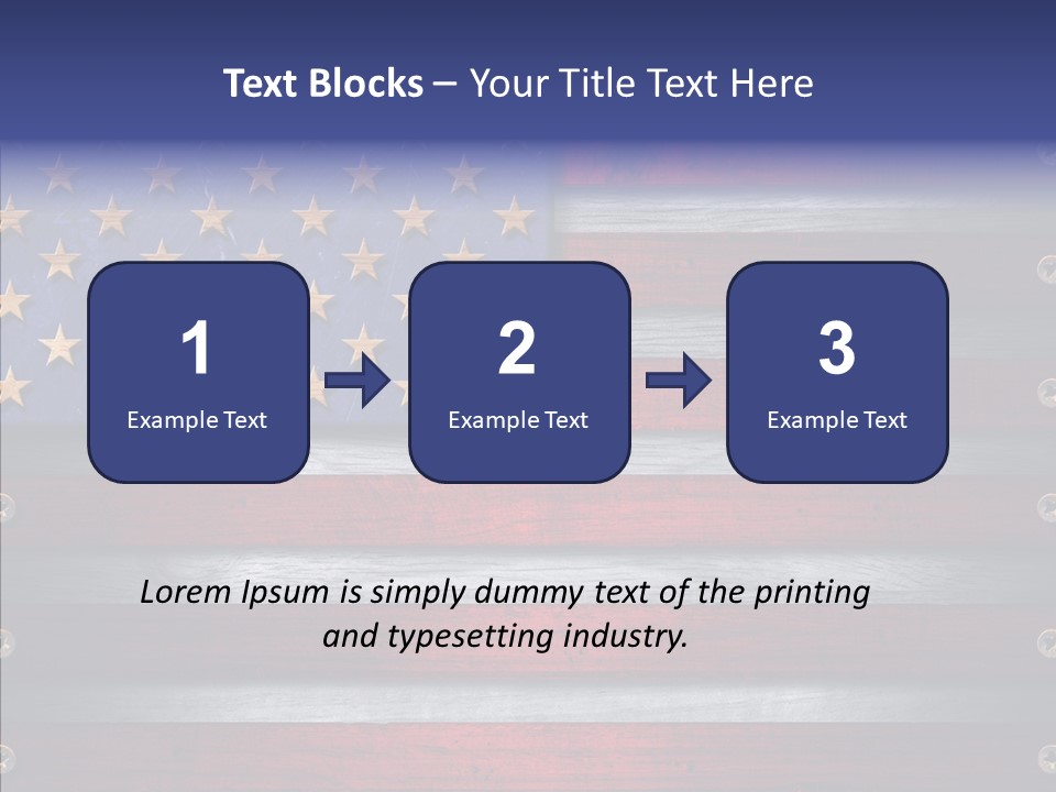 Patriot Hero Plate PowerPoint Template