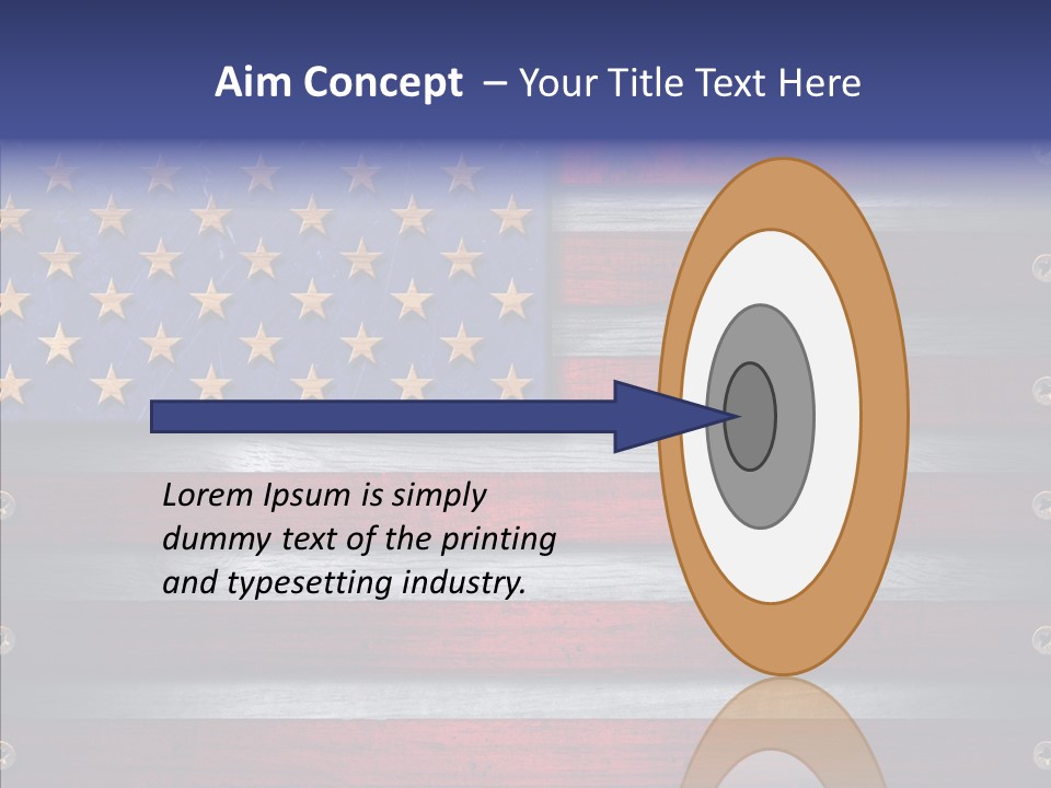 Patriot Hero Plate PowerPoint Template