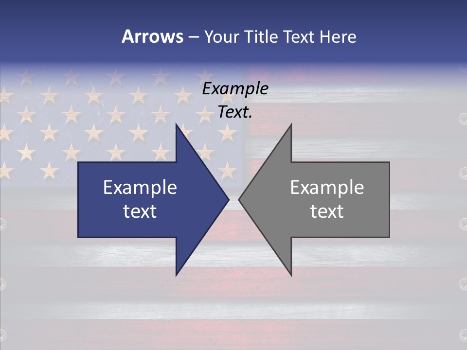 Patriot Hero Plate PowerPoint Template