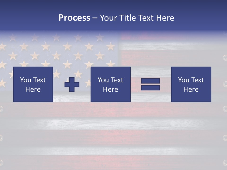 Patriot Hero Plate PowerPoint Template