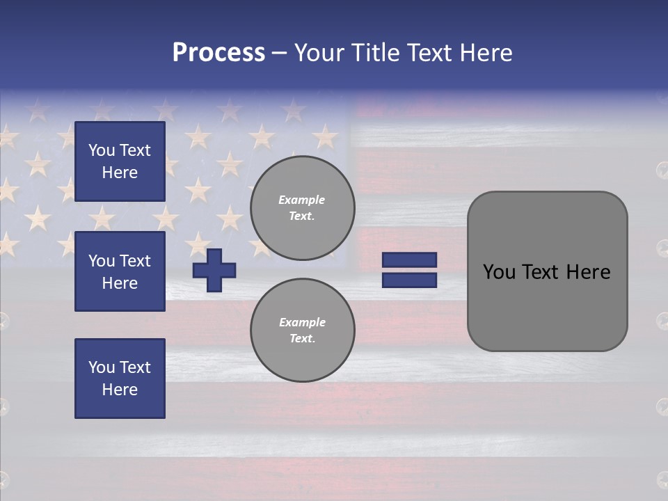 Patriot Hero Plate PowerPoint Template