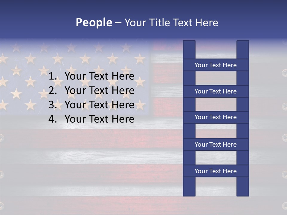 Patriot Hero Plate PowerPoint Template