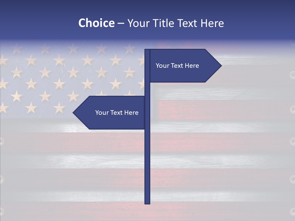 Patriot Hero Plate PowerPoint Template