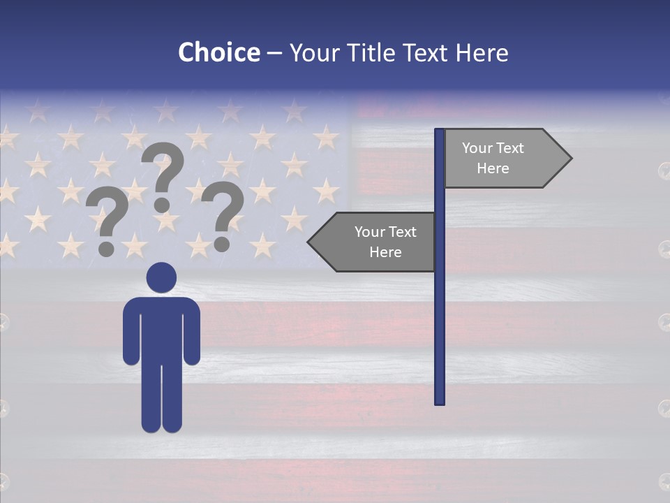Patriot Hero Plate PowerPoint Template