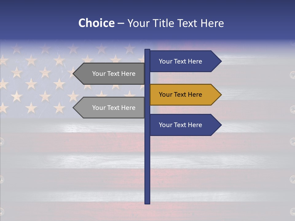 Patriot Hero Plate PowerPoint Template