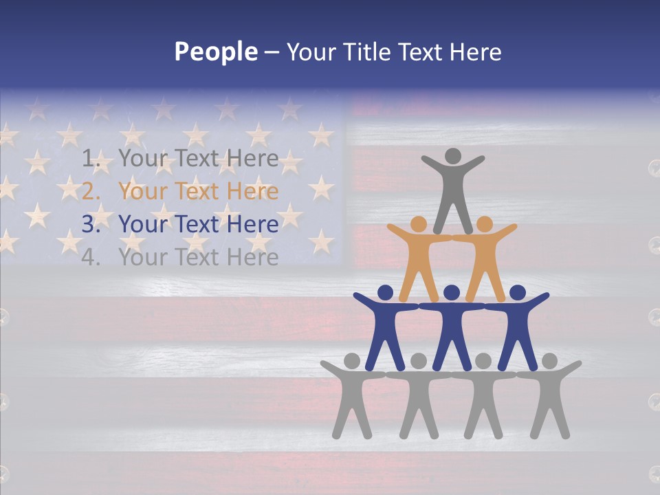 Patriot Hero Plate PowerPoint Template