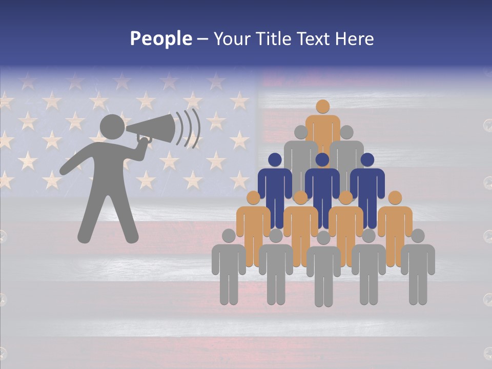 Patriot Hero Plate PowerPoint Template