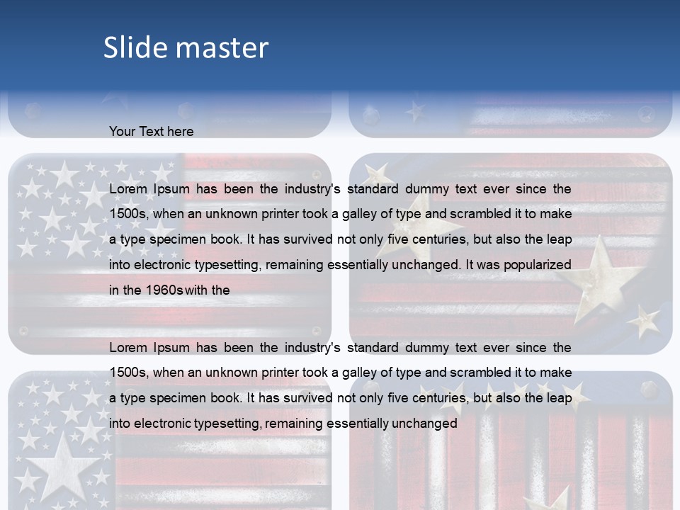 Metal Soldier Democracy PowerPoint Template