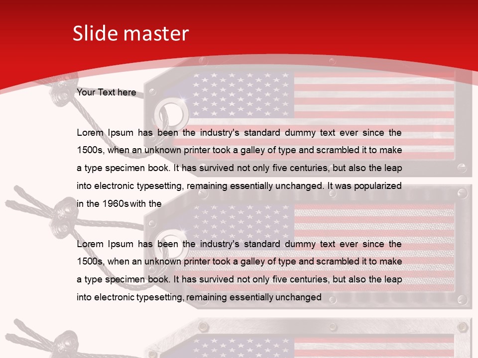 Illustration Stars International PowerPoint Template