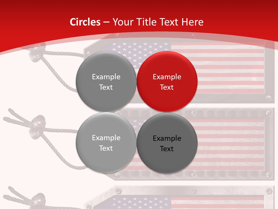 Illustration Stars International PowerPoint Template